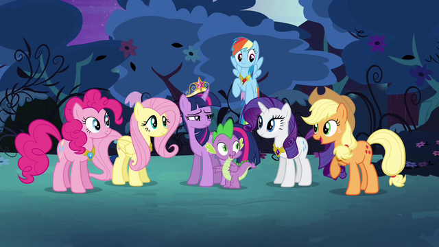 File:The Mane six are together S4E02.png