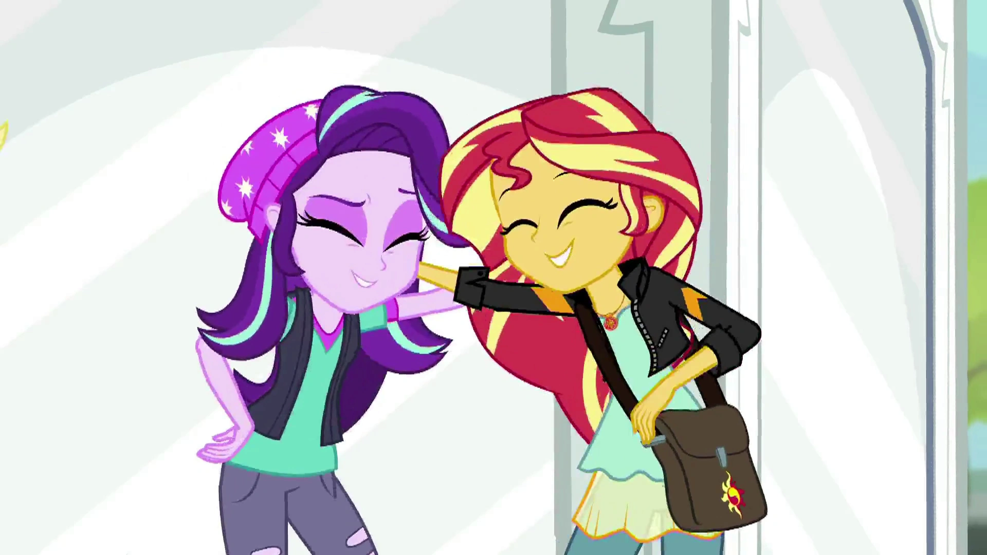Image Starlight Glimmer and Sunset Shimmer smiling together EGS3.png
