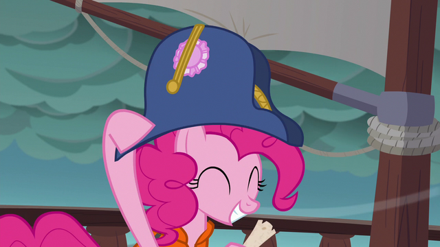 File:Pinkie Pie puts on a captain's hat S6E22.png
