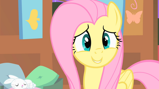 File:Fluttershy smiles S1E17.png