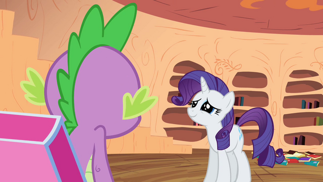 File:Rarity looking sad at Spike S2E10.png