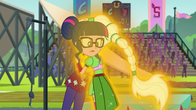 File:Applejack's hair grows into a ponytail EG3.png