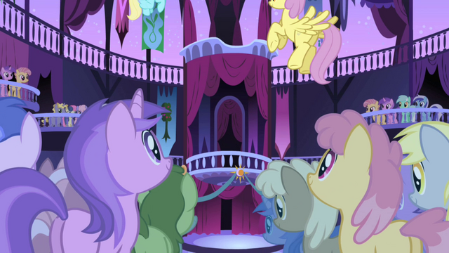 File:Ponies awaiting the celebration S1E01.png