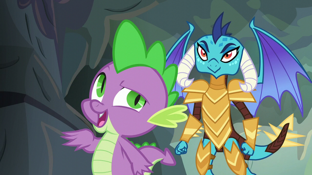 File:Spike acting overconfident S6E5.png