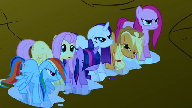 File:Main ponies soaking wet S1E2.png