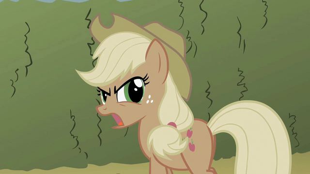 File:Applejack 'Nopony whatsoever' S2E01.png