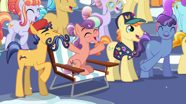 File:Crystal Ponies cheering S6E2.png