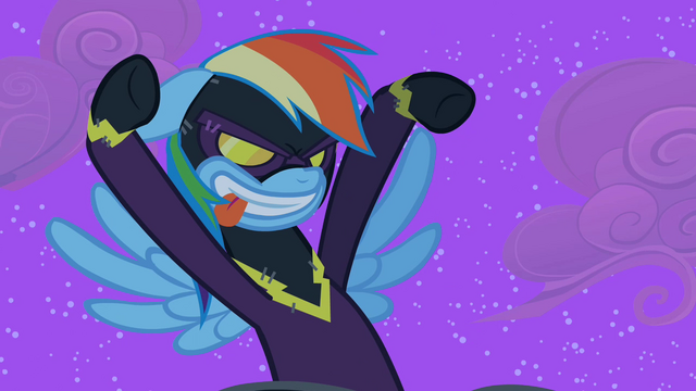 File:Rainbow Dash going for one last shock S2E04.png