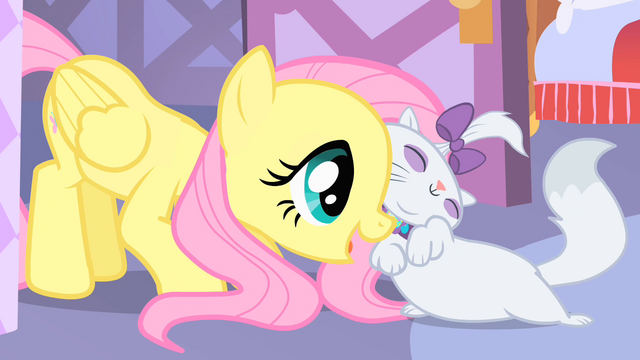 File:Opal and Fluttershy hugging S1E17.png