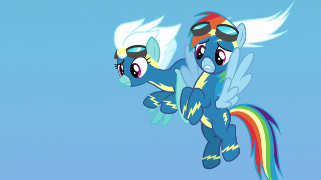 File:Rainbow embarrassed by her parents' cheering S7E7.png