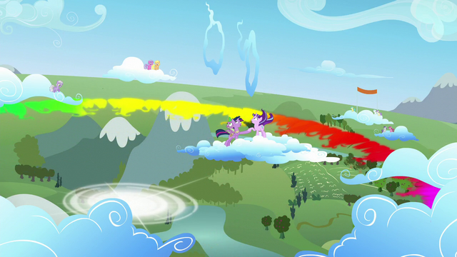 File:Twilight, Spike, and Starlight look above S5E26.png