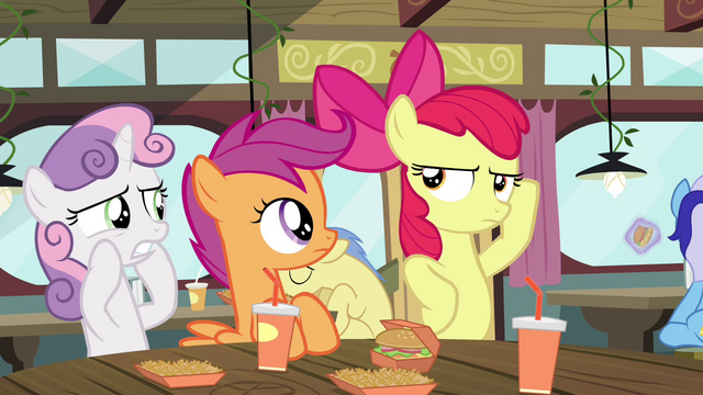 File:Apple Bloom making a pose S4E15.png
