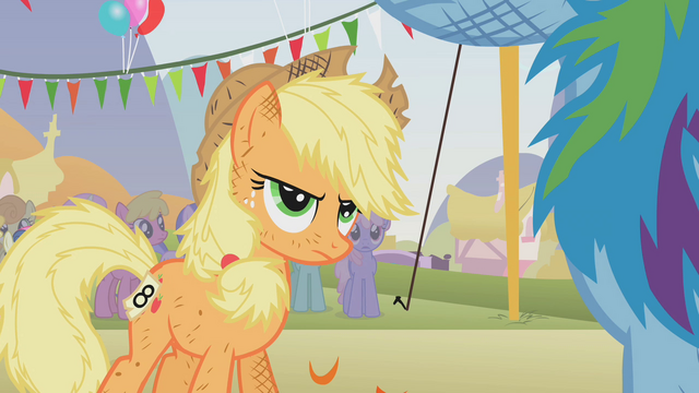 File:Applejack serious face S01E13.png