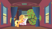 Applejack taking care of Bloomberg S01E21.png
