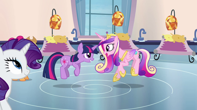 File:Twilight and Cadance ladybug dance S03E12.png