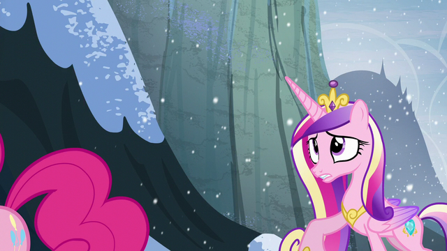 File:Pinkie wishes Cadance good luck S5E11.png