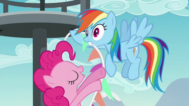 File:Rainbow Dash startled by Pinkie Pie S5E24.png