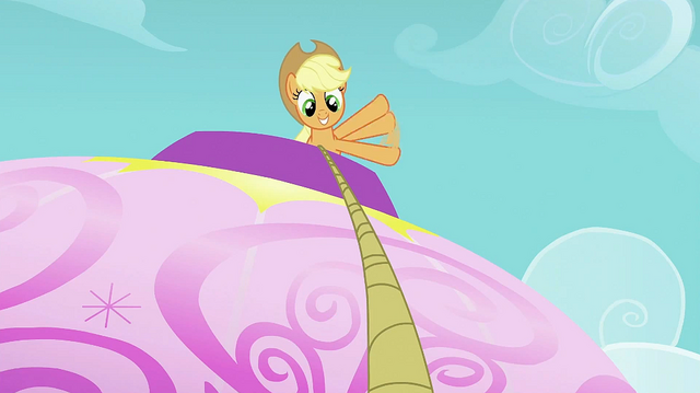 File:Applejack waving hoof S2E02.png