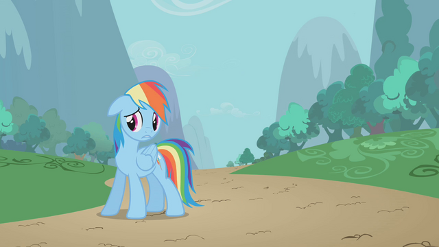 File:Rainbow sad about leaving Pinkie behind S1E05.png