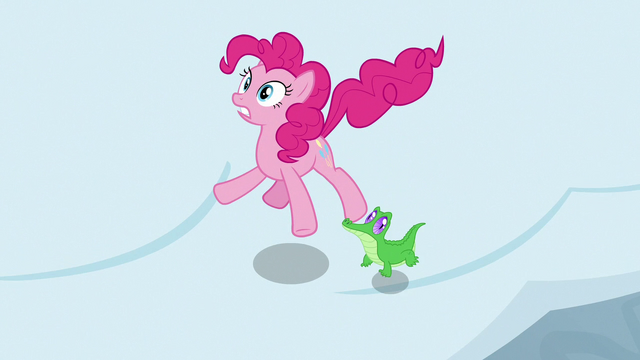 File:Pinkie Pie and Gummy feel the earth shake S7E11.png