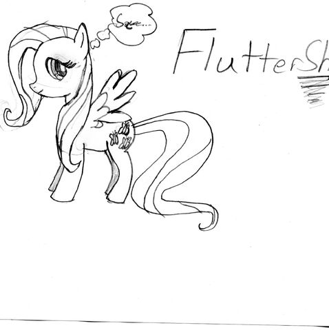 File:FANMADE Fluttershy drawing.jpg
