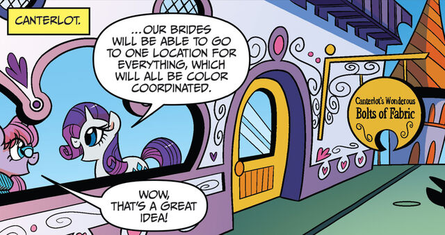 File:Friends Forever issue 19 Canterlot's Wonderous Bolts of Fabric.jpg
