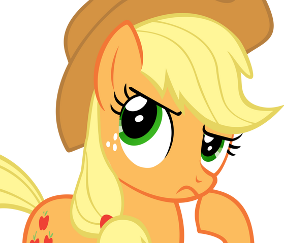 File:FANMADE Applejack hmm nah by flamp1.png