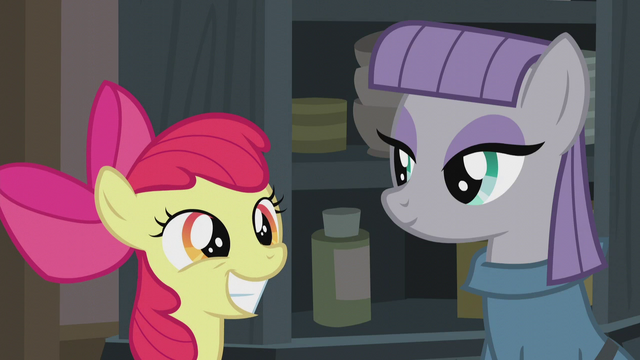 File:Apple Bloom and Maud smiling S5E20.png