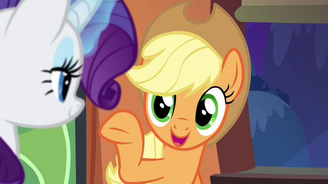 File:Applejack "a bunch of ones that look exactly the same" S4E22.png
