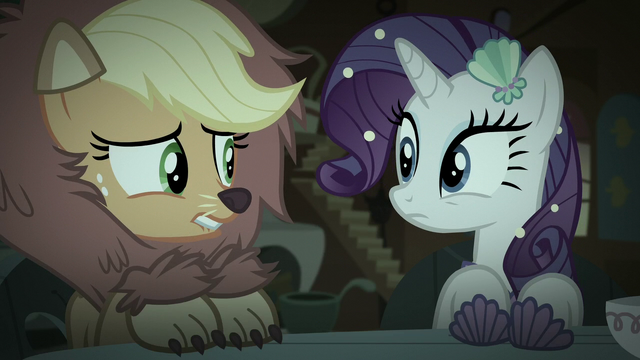 File:Applejack and Rarity feeling awkward S5E21.png