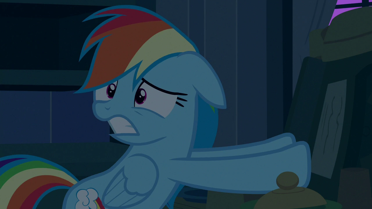 Image - Rainbow Dash scared of Big Mac and Granny Smith 