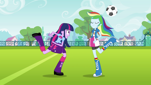 File:Rainbow Dash swipes the ball EG.png