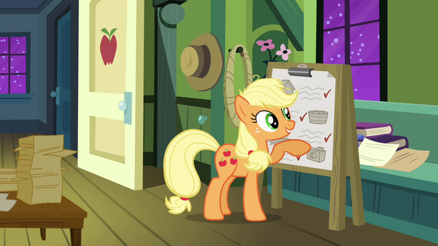 File:Applejack 'you won't even have a minute's rest!' S3E08.png