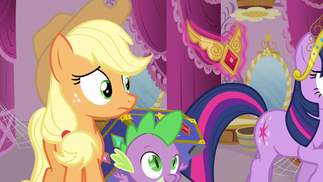 File:Applejack sees element S3E13.png