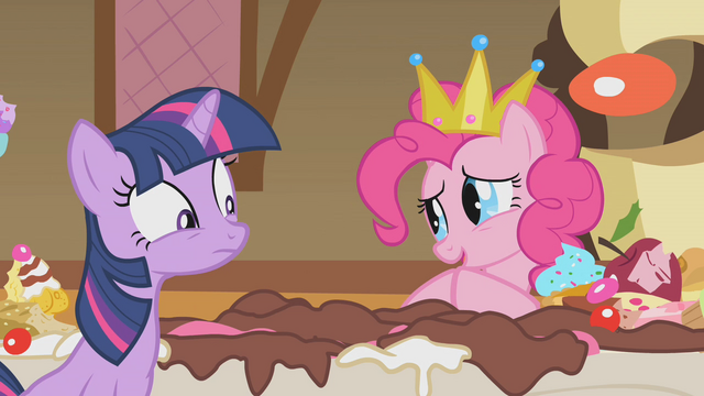 File:Pinkie Pie and the remains of the cake S1E10.png