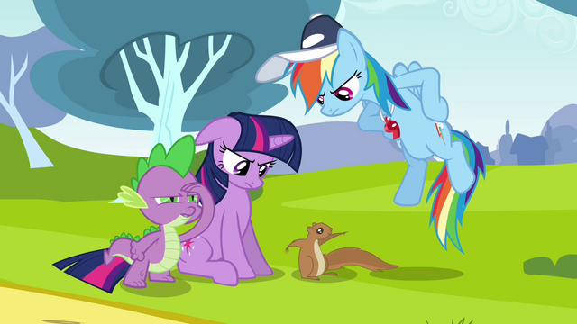 File:Twilight & Rainbow Dash hear squirrel S2E22.png