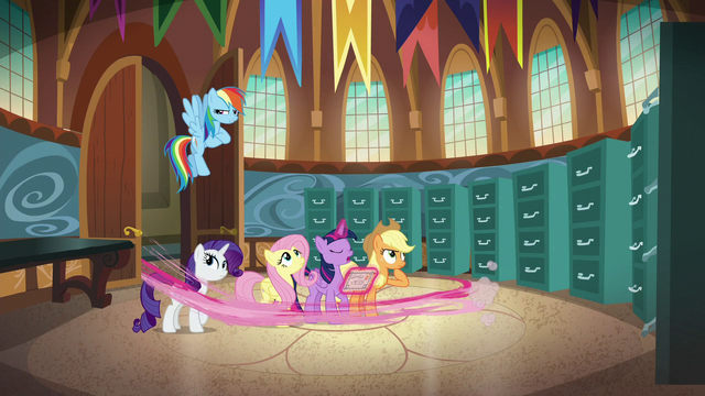 File:Pinkie Pie speeds out of Town Hall S5E19.png
