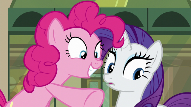File:Pinkie points at Maud; Rarity sees Maud S6E3.png