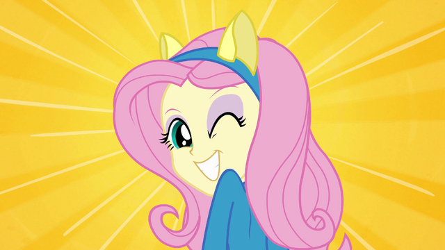 File:Fluttershy winking EG.png