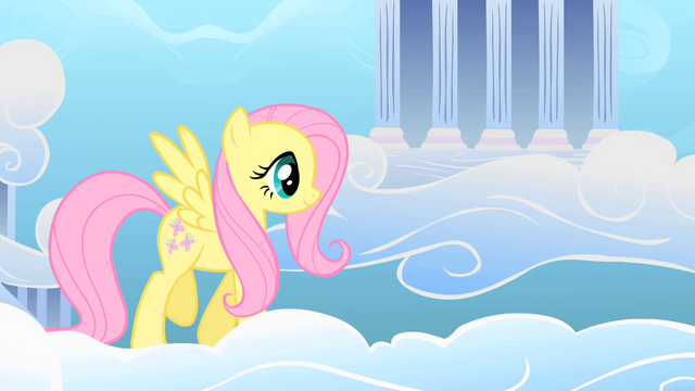 File:Fluttershy in Cloudsdale S1E16.png