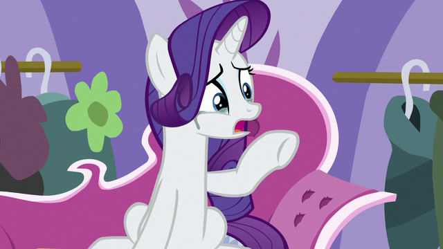 File:Rarity about to protest to Sassy Saddles S7E6.png