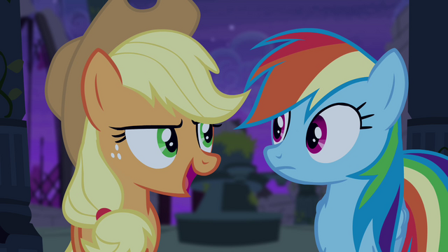 File:Applejack "when I was just a filly" S4E03.png