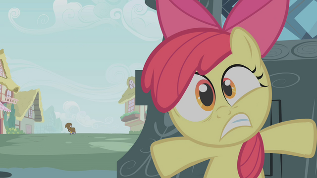 File:Apple Bloom hiding from Zecora S01E09.png