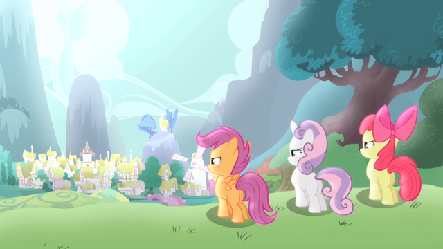 File:CMC looking towards Ponyville S4E05.png