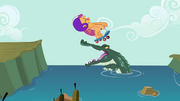 Scootaloo going over an alligator S3E6.png