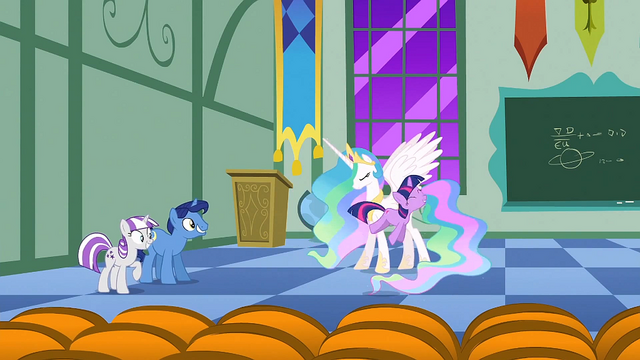 File:Filly Twilight hopping around Celestia S1E23.png