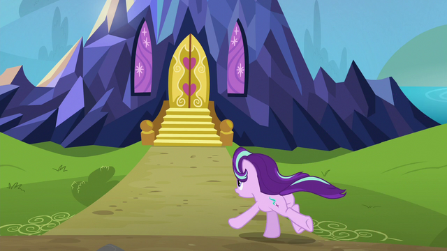 File:Starlight Glimmer galloping to the Castle of Friendship S6E25.png
