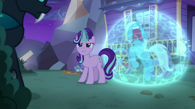 File:Starlight Glimmer looking at Thorax S6E25.png