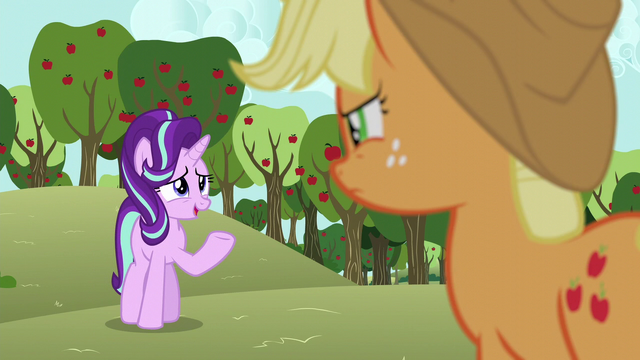 File:Starlight "friends with somepony who doesn't talk" S6E6.png
