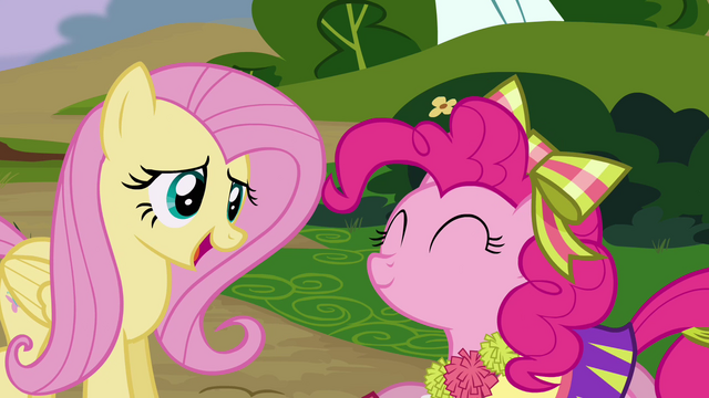 File:Fluttershy laughing nervously S4E10.png